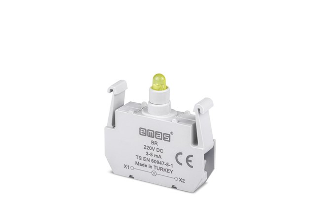 Spare Part with LED 220V DC Yellow Illumination Block